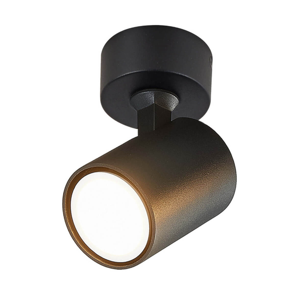 Regulowana LAMPA sufitowa SNOW LP-731/1W BK Light Prestige metalowa OPRAWA spot reflektorek tuba czarna