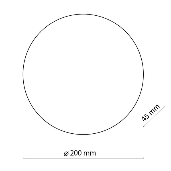 Kinkiet okrągły do sypialni Luna 6009 TK Lighting księżyc metalowy biały