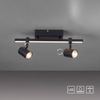 Sufitowa lampa regulowana Barik LED 14W 3000K spot 2-punktowy czarna