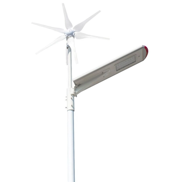 Lampa uliczna Windsun WS-30W+FA1M+SO4M Greenie LED 30W 3000-6500K czujnik IP65 biała