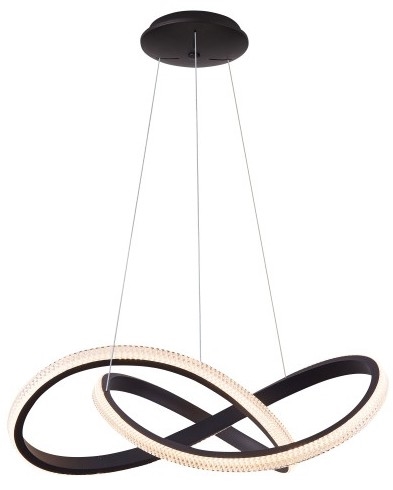 Lampa nad stół wisząca Infinity AZ5096 LED 80W 3000-4000K pilot czarna