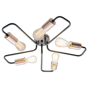 Lampa sufitowa HERPE 35-66930 industrialna pręty bulbs pająk sticks loft