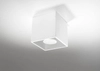 Downlight LAMPA sufitowa SL.0027 metalowa OPRAWA kostka cube biała
