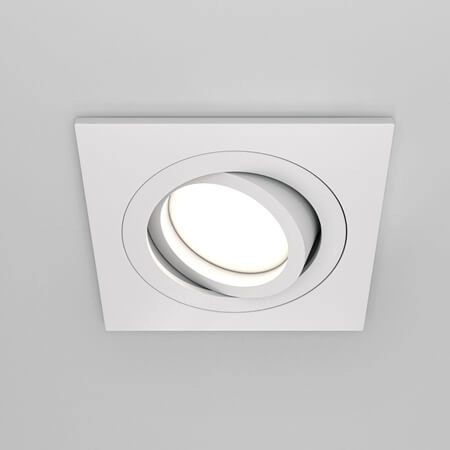 Sufitowy wpust do salonu Atom DL024-2-01W regulowany biały