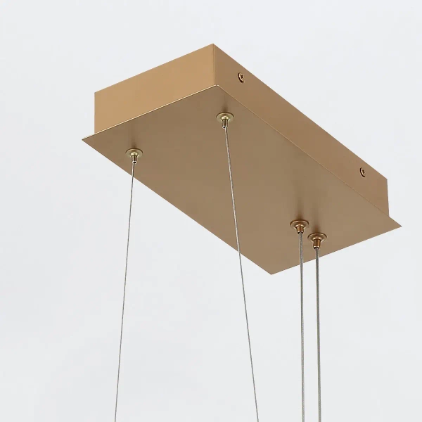 Lampa wisząca nad stół Seraph QN-SERAPH-LP-L-BG LED 57W 3000K złota