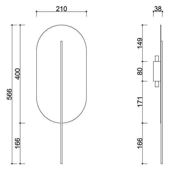 Ścienna lampa do jadalni Rokke RKK210100 metalowa beżowa
