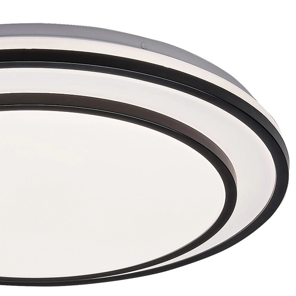 Ledowy plafon nowoczesny Lupita LED 40W 3000-6500K czarny biały