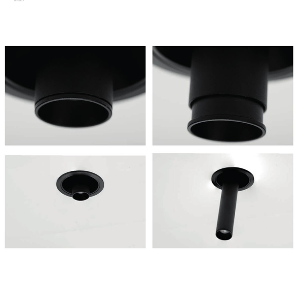 Regulowana lampa wpustowa Milis AZ6084 LED 7W 3230K regulacja czarny