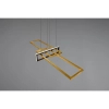 Wisząca lampa SALINAS 320310308 czarna złota LED 34W 3000K 150cm