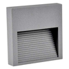 LAMPA schodowa Q9 LED 313751 Polux metalowa OPRAWA kwadratowa LED 3W 4000K ścienna IP44 grafitowa