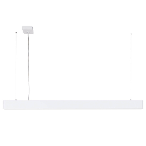 Metalowa lampa wisząca Traversi PRD-5470-170-WH-830-PN Italux LED 53W 3000K biała