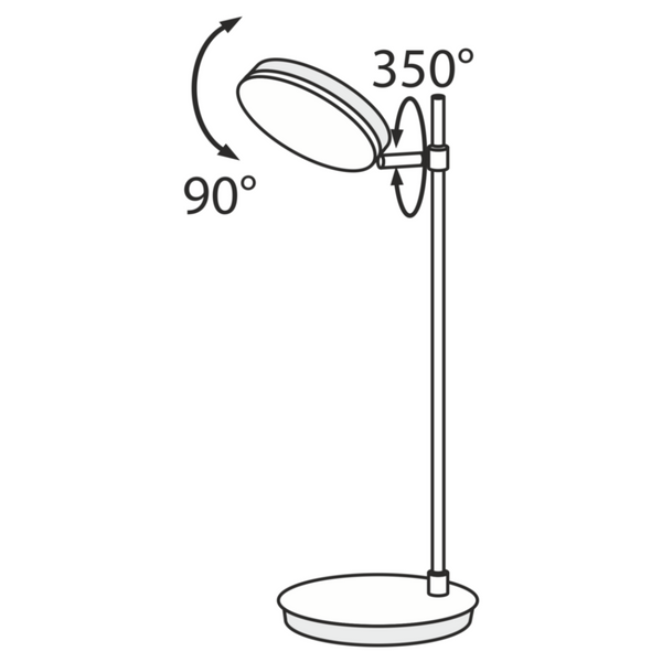 Lampka biurkowa Fad MOD070TL-L8B3K LED 8W 3000K do pokoju czarna