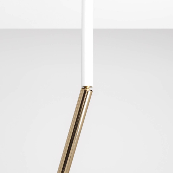 Nowoczesna lampa sufitowa STICK 1067PL_G_M Aldex tuba regulowana złota