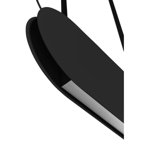 Nowoczesna lampa wisząca Malumi MLA622P4 LED 24W 4000K do salonu czarna