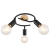 Industrialna LAMPA sufitowa PABLO 3978 Rabalux reflektorki do sypialni czarne