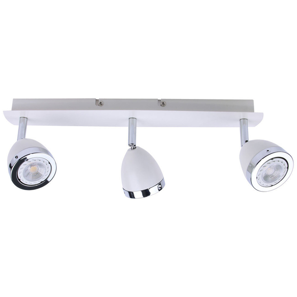 Plafoniera LAMPA regulowana CALASA SPL-9372-3A WH Italux metalowe reflektorki sufitowe białe chrom