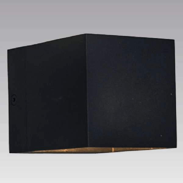 Kinkiet ścienny TRANSFER 90842-N metalowa kostka czarna