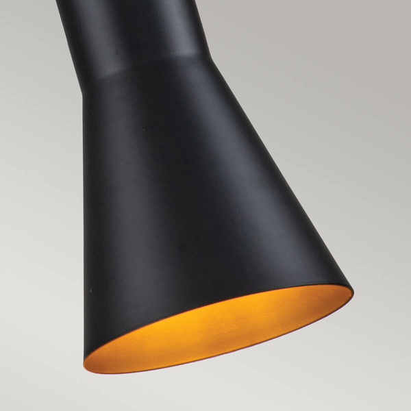 Lampa wisząca salonowa Etoile ETOILE-P-S-MB czarny złoty