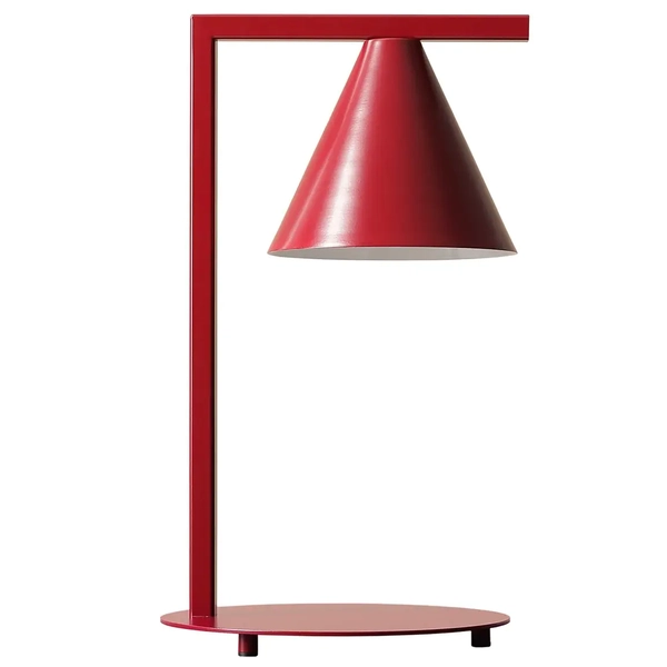 Nocna lampa stojąca Form Table 1108B15 Aldex czerwona do sypialni