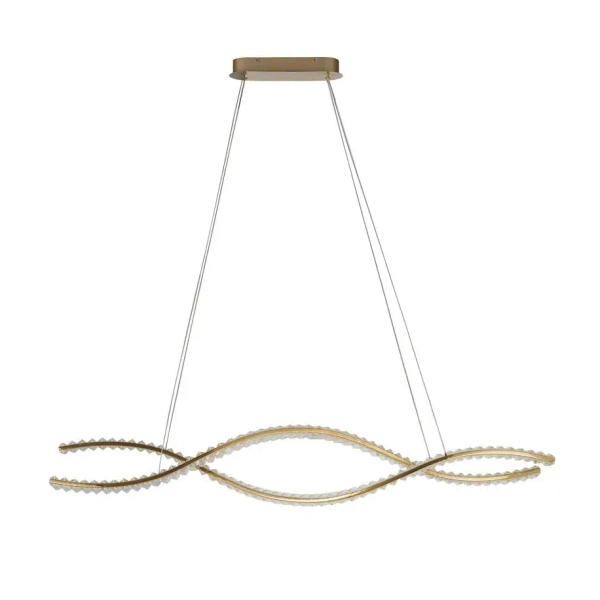 Wisząca lampa do jadalni SPARK AZ6565 LED 96W 3000-4000K ściemnialna złota
