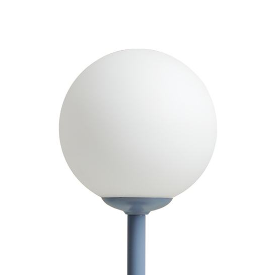 Stojąca lampa nocna Pinne 1080B16 sypialniana ball niebieska biała