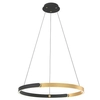 Wisząca Lampa ledowa Linos MD4417-1M-3BGD 30W 3000K ring czarny złoty