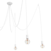 LAMPA wisząca SPIDER 9744 Nowodvorski metalowa OPRAWA pająk zwis kable biała