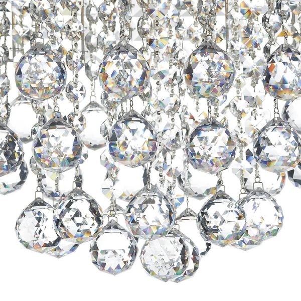 Lampa sufitowa glamour MATRIX MAT5450 crystals przezroczysty srebrny