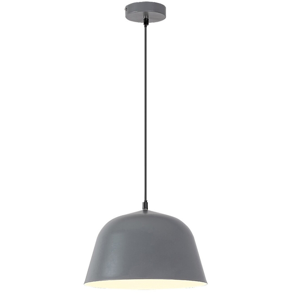Industrialna lampa wisząca Malia 3095 szary zwis nad wyspę kuchenną