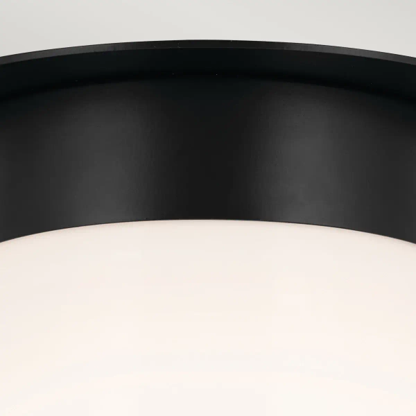 Szklana lampa sufitowa Albers KL-ALBERS-F-T-BK stożkowa czarna