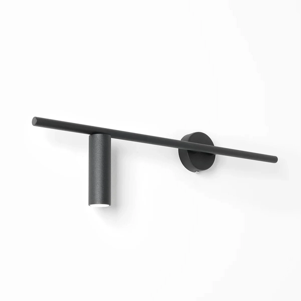 Czarna lampa ścienna Trevo 1104C1 nowoczesny kinkiet ścienny