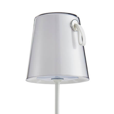 Ogrodowa lampa stołowa Ostap TB-2749-WH Italux LED 5W 3000K+RGB IP54 biała