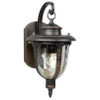 Ogrodowa LAMPA ścienna St Louis STL2-S-WB Elstead elewacyjna OPRAWA zewnętrzna outdoor vintage IP44 brąz przezroczysta