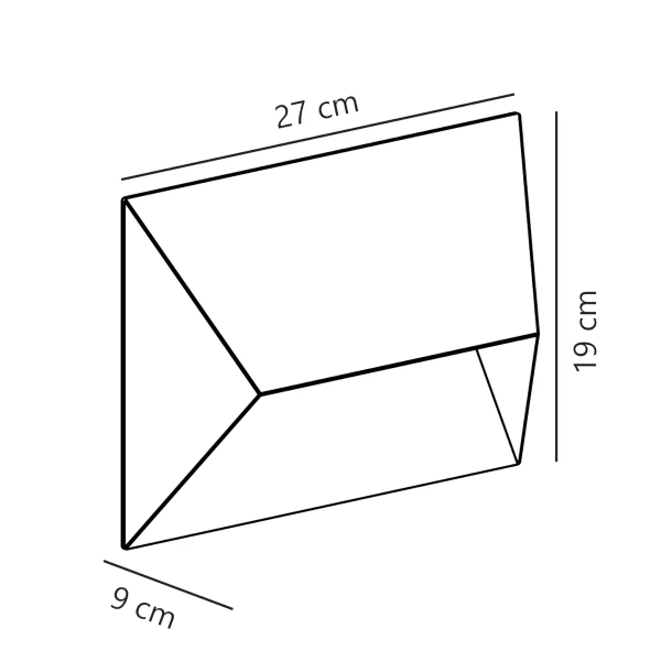 Ścienna lampa na elewację PONTIO 2218191003 IP54 czarny
