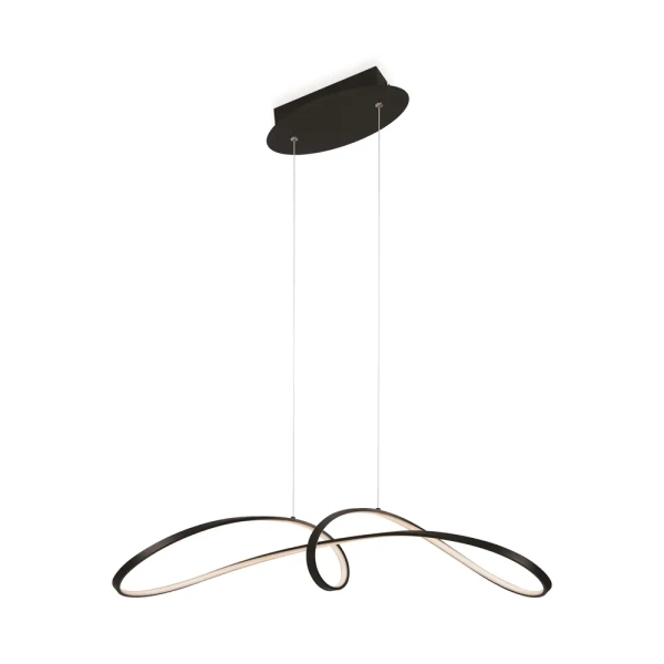 Wisząca lampa nad wyspę Curve MOD156PL-L52B4K LED 42W 4000K czarna