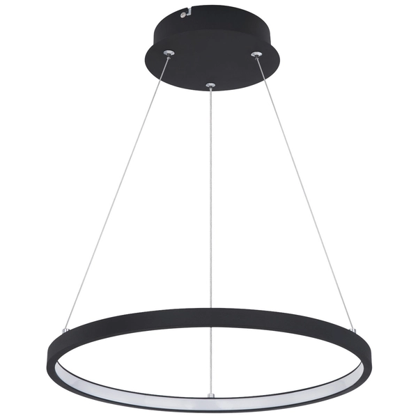 LAMPA wisząca RALPH 67192-19B Globo okrągła OPRAWA zwis LED 19W 3000K metalowy czarny