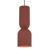 Skandynawska lampa wisząca Balera LP-0309/1P Red matowy czerwony