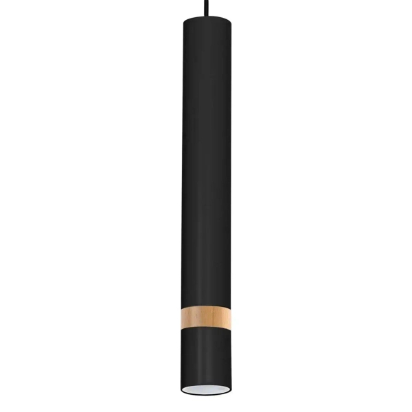 Wisząca lampa podłużna JOKER MLP6305 tubka do kuchni czarna