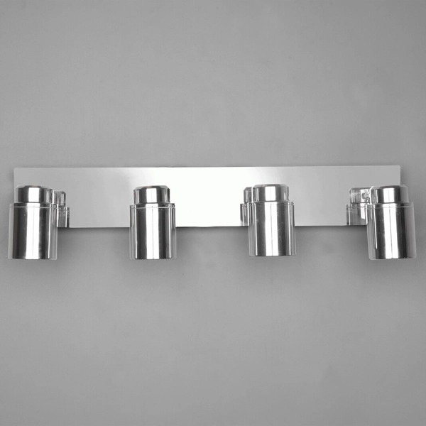 Lampa sufitowa tuby BRISA DL406880400 IP44 z regulacją srebrny