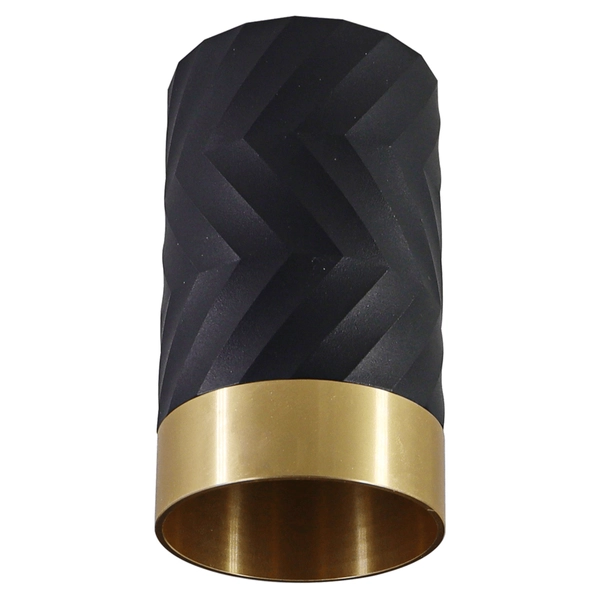 Jadalniana lampa sufitowa ARRAS 323521 tuba czarny złoty