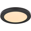 LAMPA sufitowa LASSE 12379-18B Globo okrągła OPRAWA plafon LED 18W 3000K - 6500K metalowy czarny