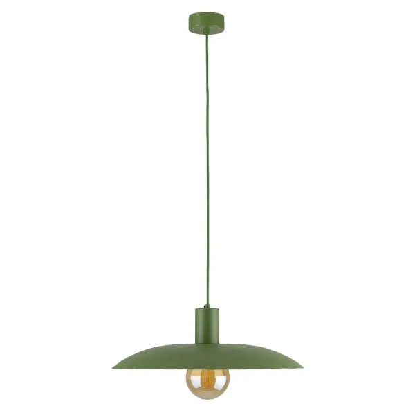 Lampa wisząca nad stołem Astra 10713 żarówka na kablu zielony