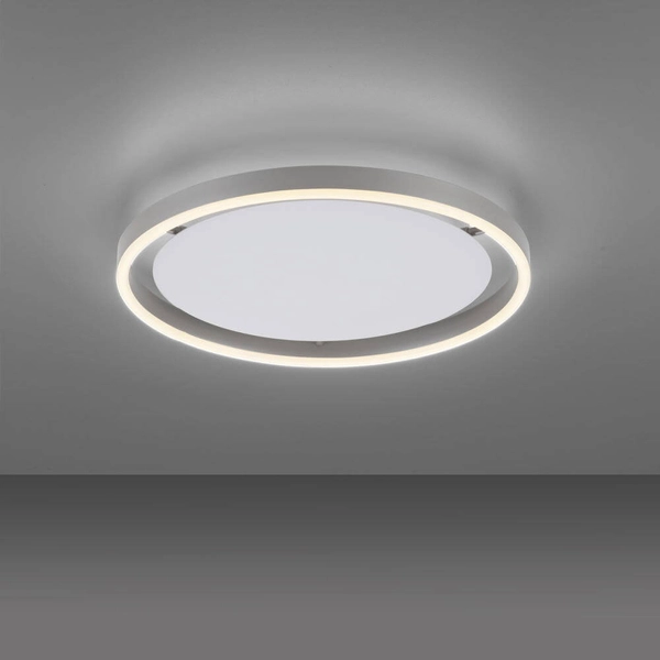 Okrągła lampa sufitowa Ritus 15391-95 Just Light LED 20W 3000K salonowa aluminium