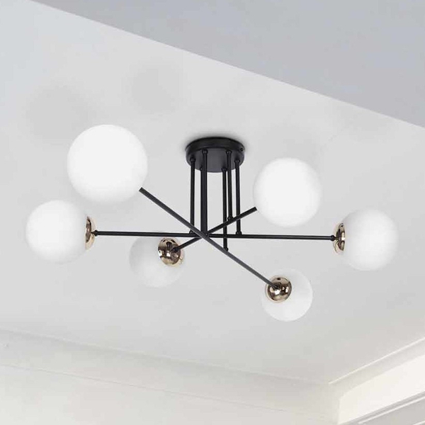 Lampa sufitowa ISLA K-4915  Kaja sticks białe czarne