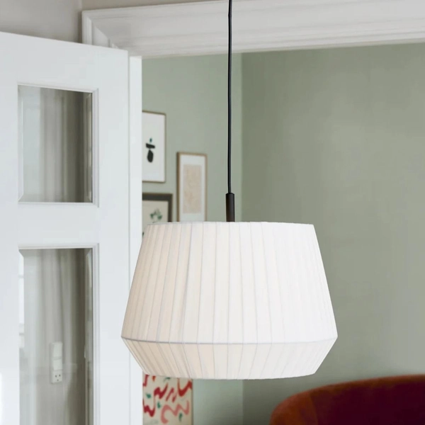 Lampa wisząca Dicte 2112353001 Nordlux materiałowy abażur biały