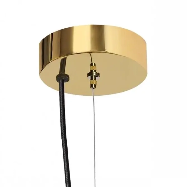 Kuchenna lampa wisząca Cloe 11062105 Kaspa nieregularna kula biała złota