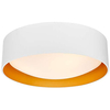 Plafon LAMPA sufitowa VERO 30445301 Kaspa metalowa OPRAWA okrągła biała