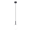 Wisząca lampa modernistyczna Faro K-4885 kulista nad łóżko czarna