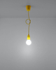 Industrialna LAMPA wisząca SL.0578 OPRAWKA na żarówkę ZWIS kabel przewód żółta