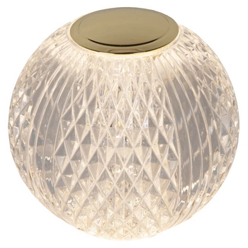 Stołowa lampa glamour Cintra ściemnialna LED 1,5W złota